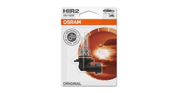 OSRAM Automotive Halogen Lamp ORIGINAL LINE HIR2 PX22d